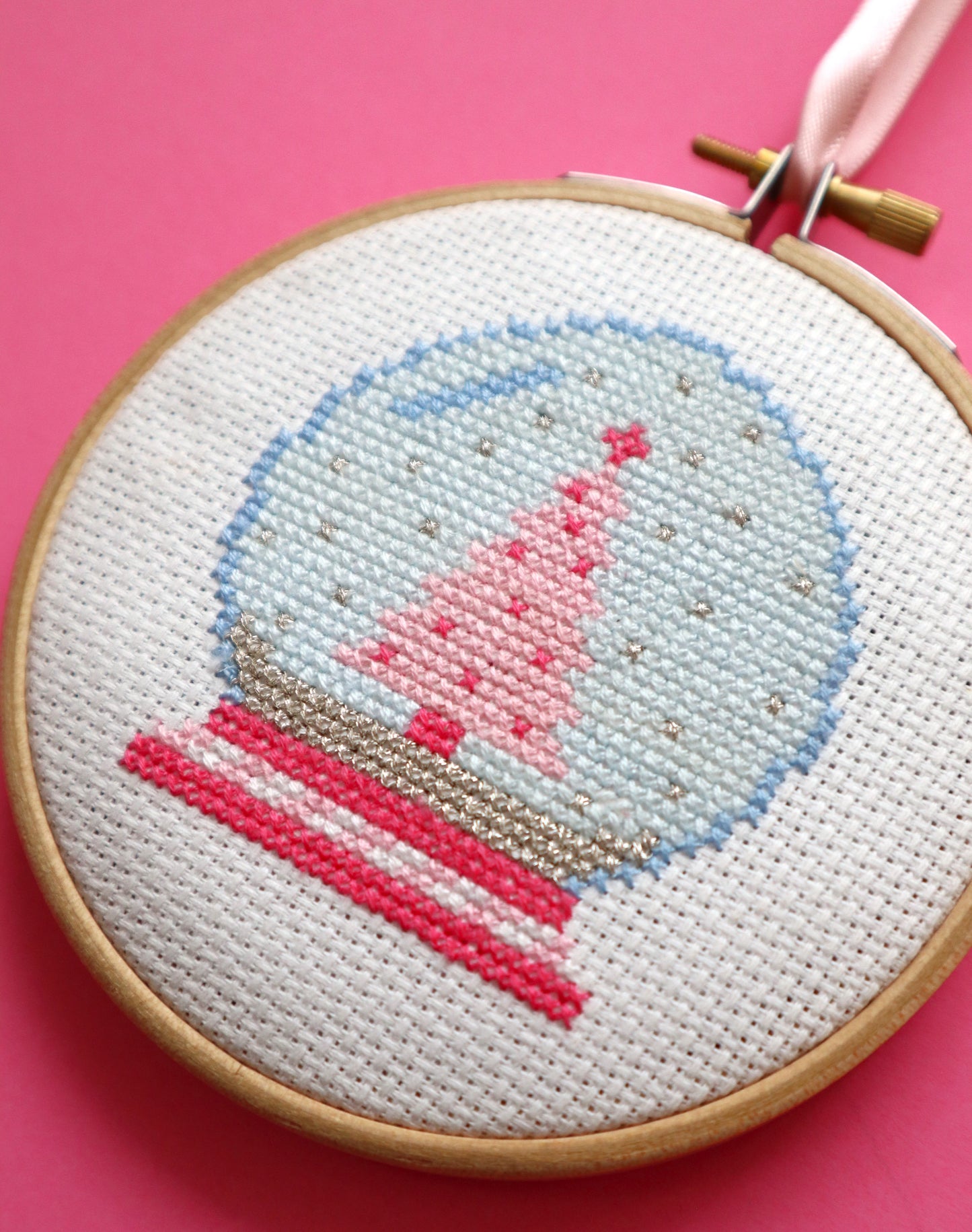 Snow Globe Cross Stitch Kit