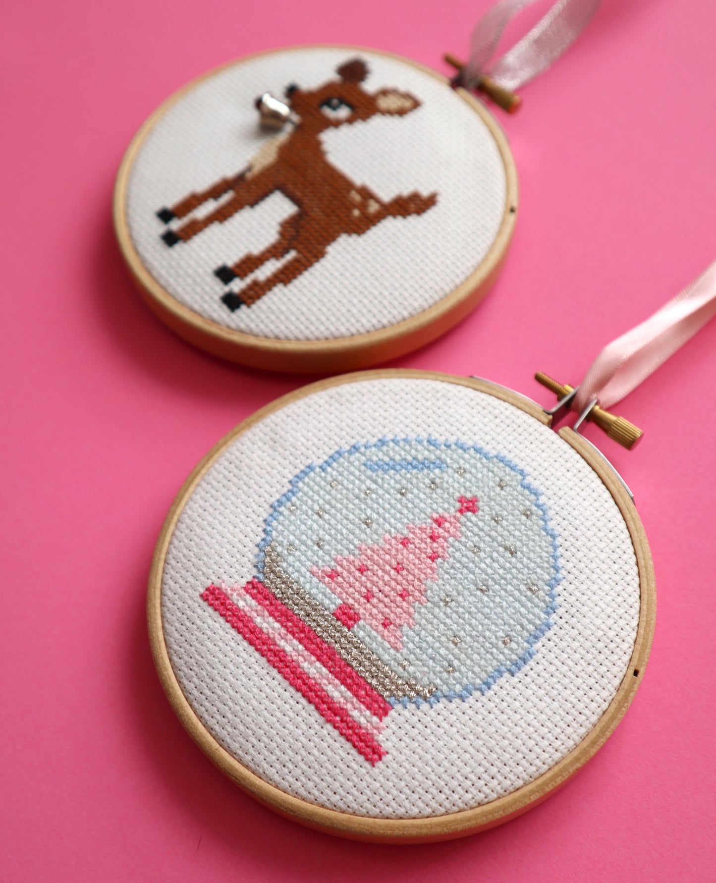 Snow Globe Cross Stitch Kit