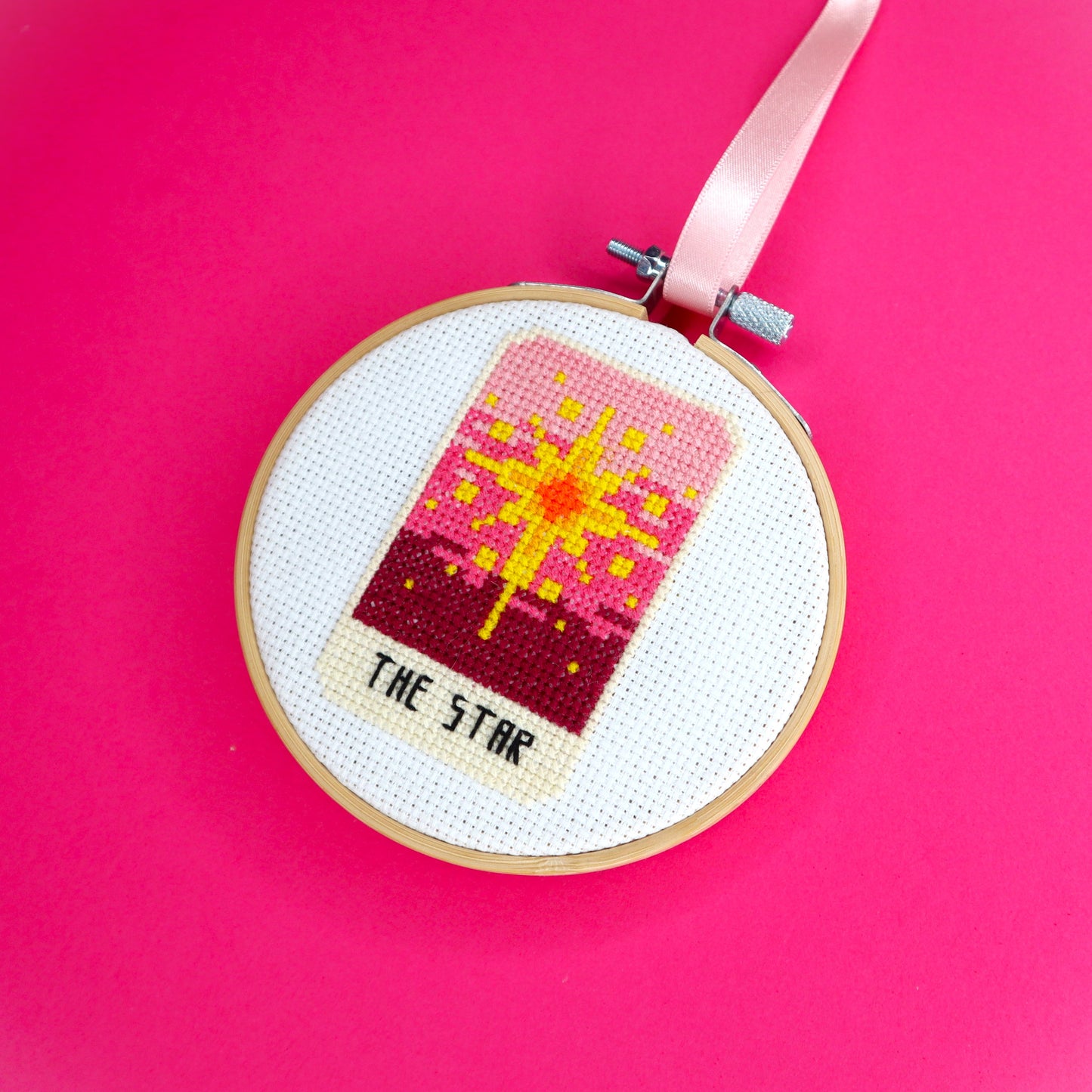 Pre-Order: The Star Tarot Card Cross Stitch Kit