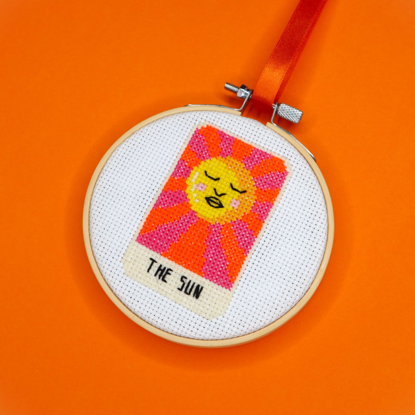 Pre-Order: The Sun Tarot Card Cross Stitch Kit