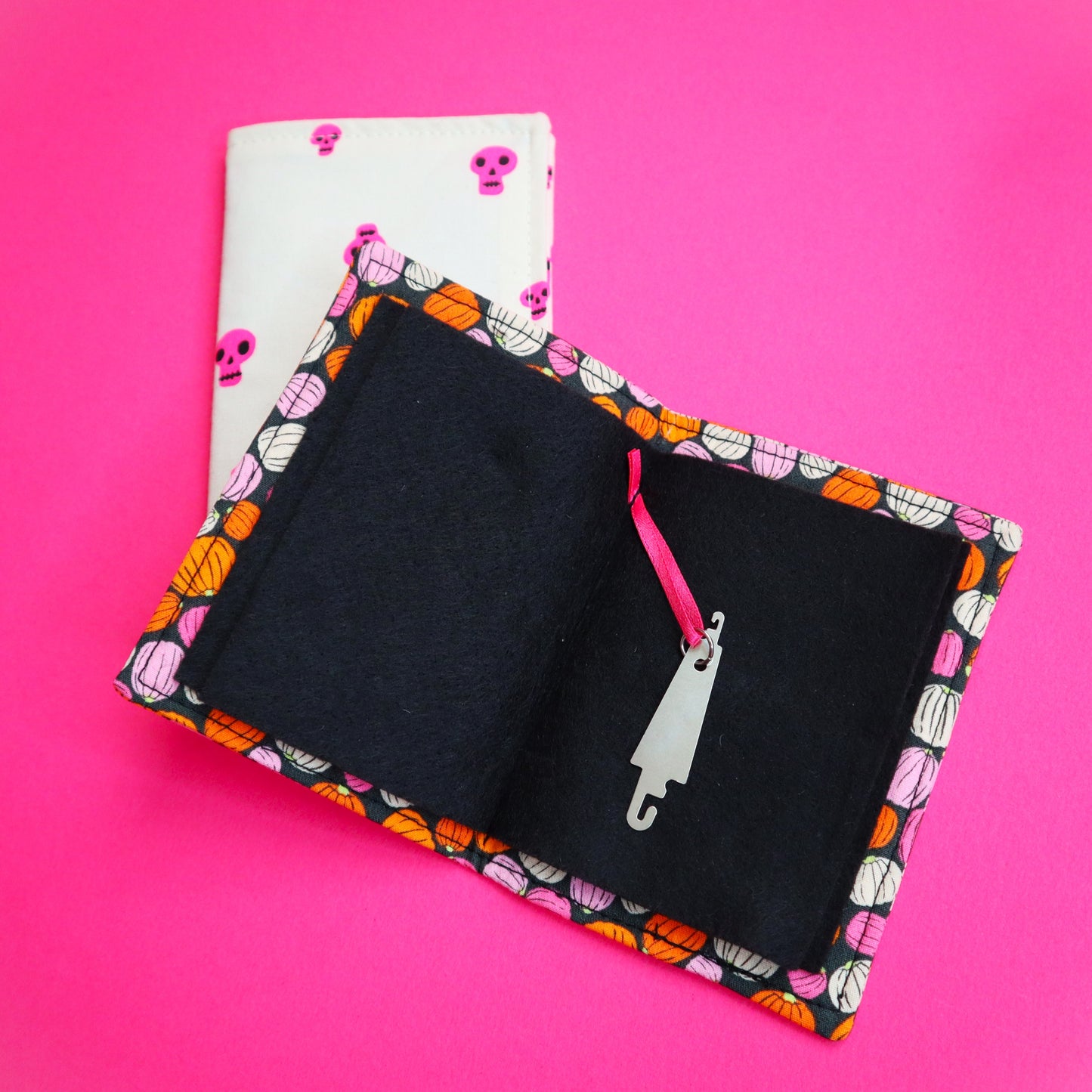 A Pink Halloween Needle Case