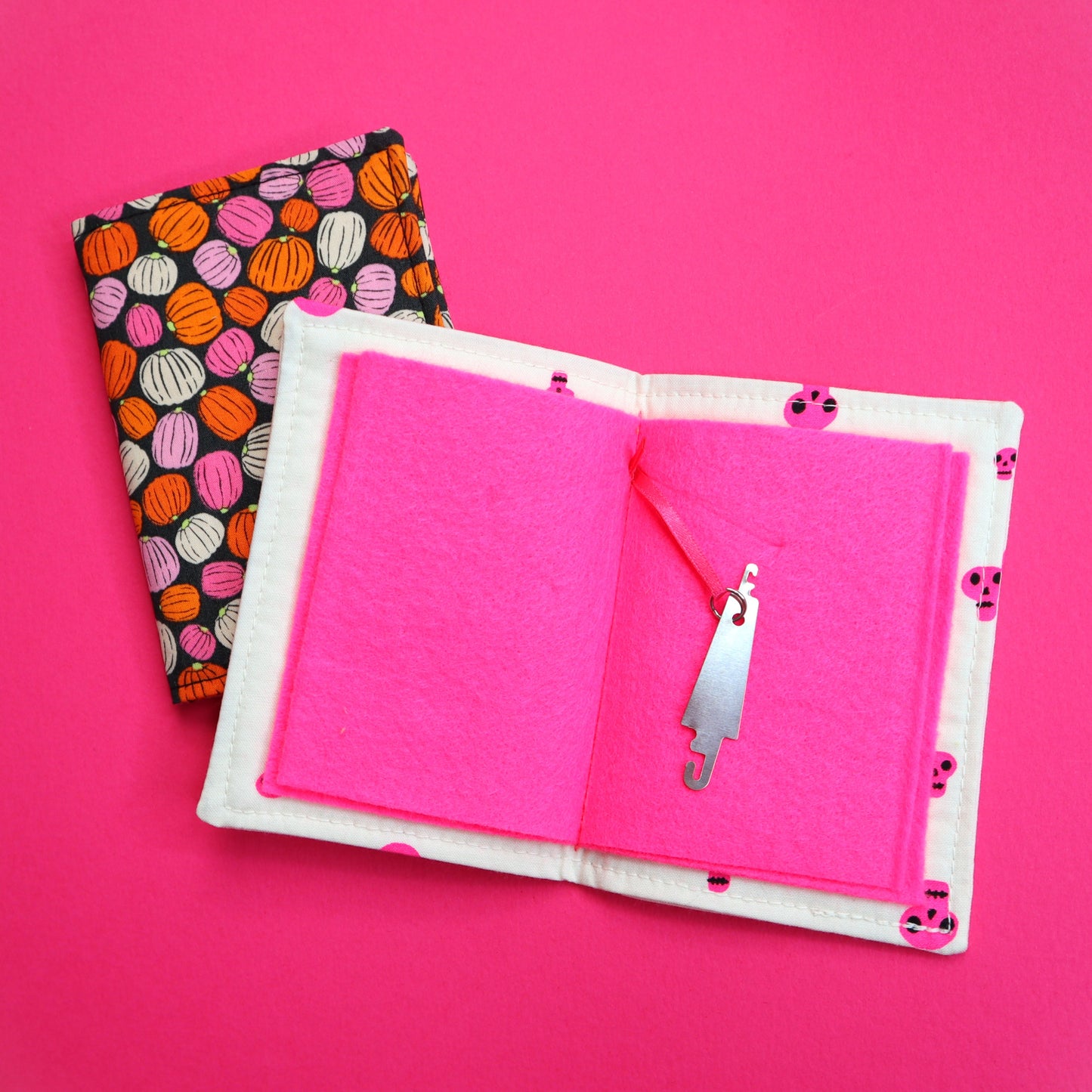 A Pink Halloween Needle Case