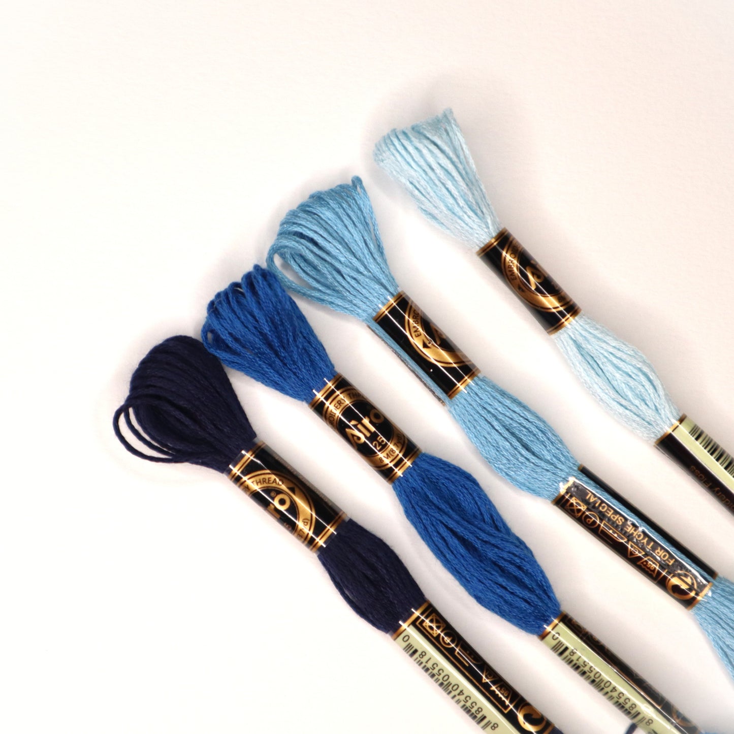 Embroidery Thread Pack- Blue Mix