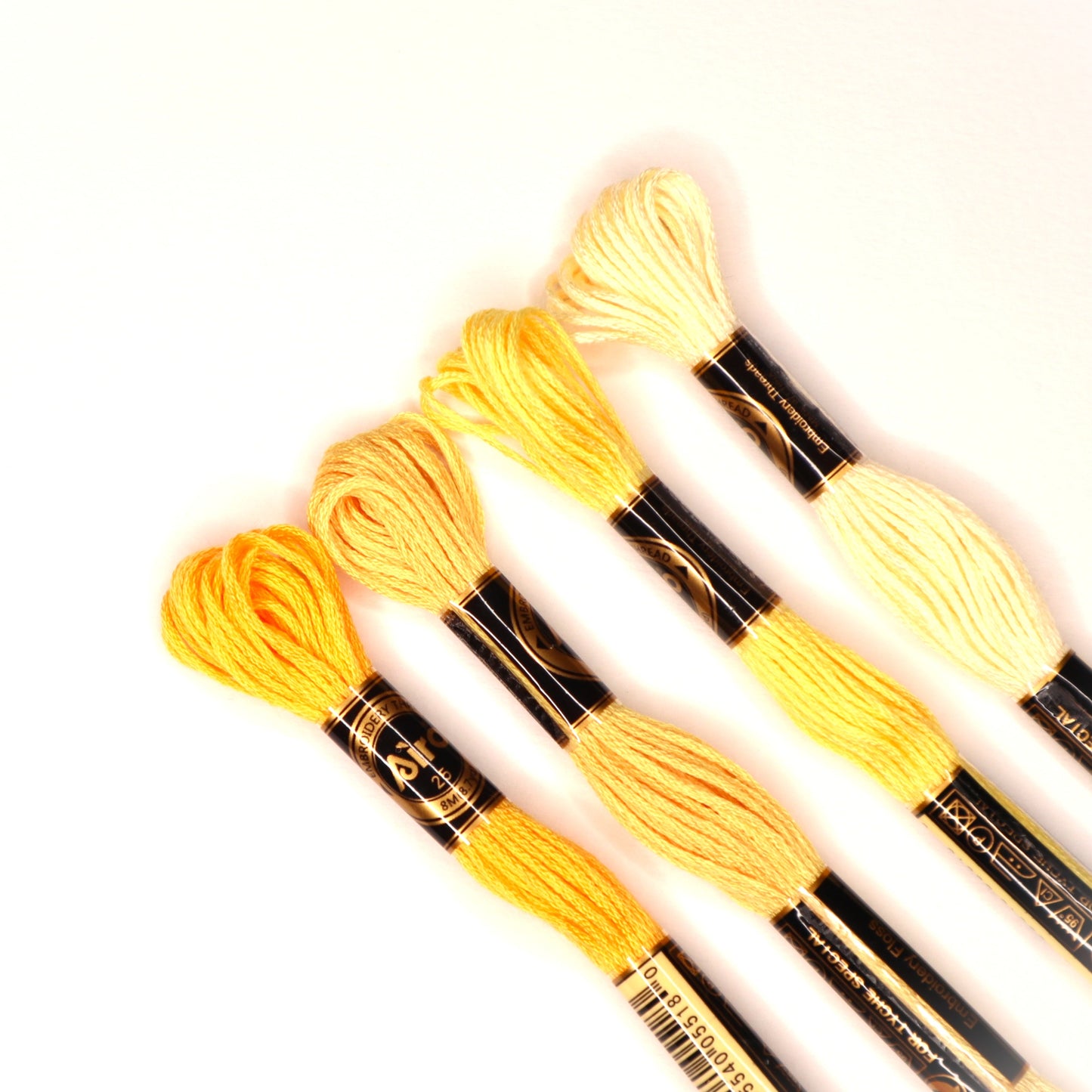 Embroidery Thread Pack- Yellow Mix