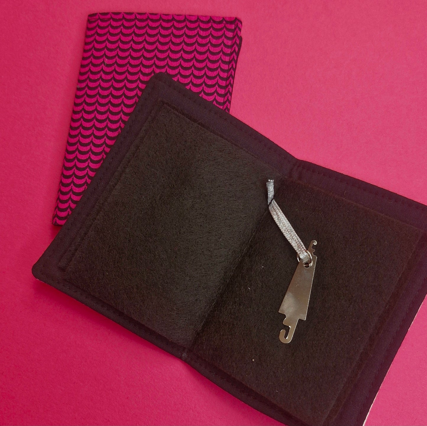 Striped Print Needle Case