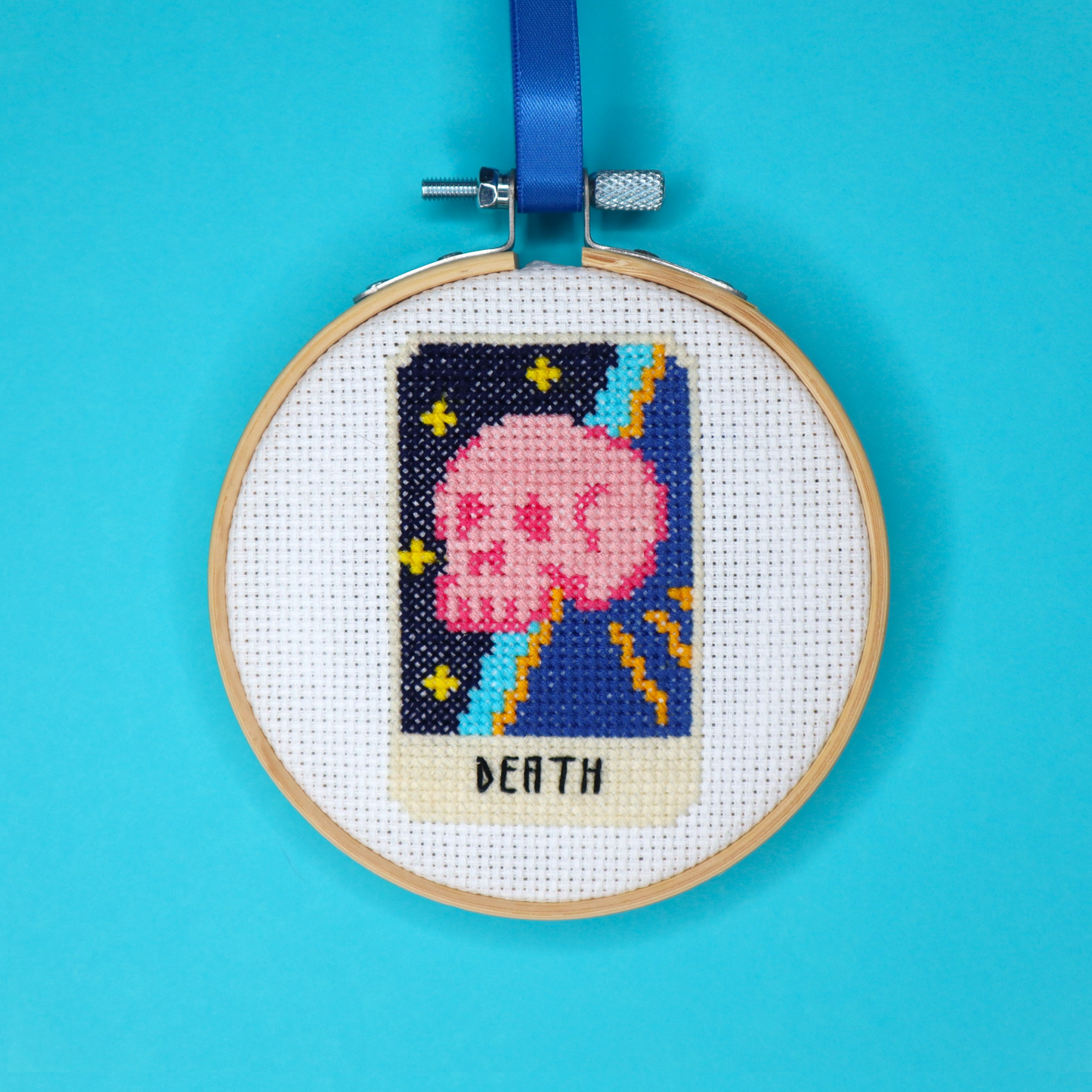 Pre-Order: Death Tarot Card Cross Stitch Kit