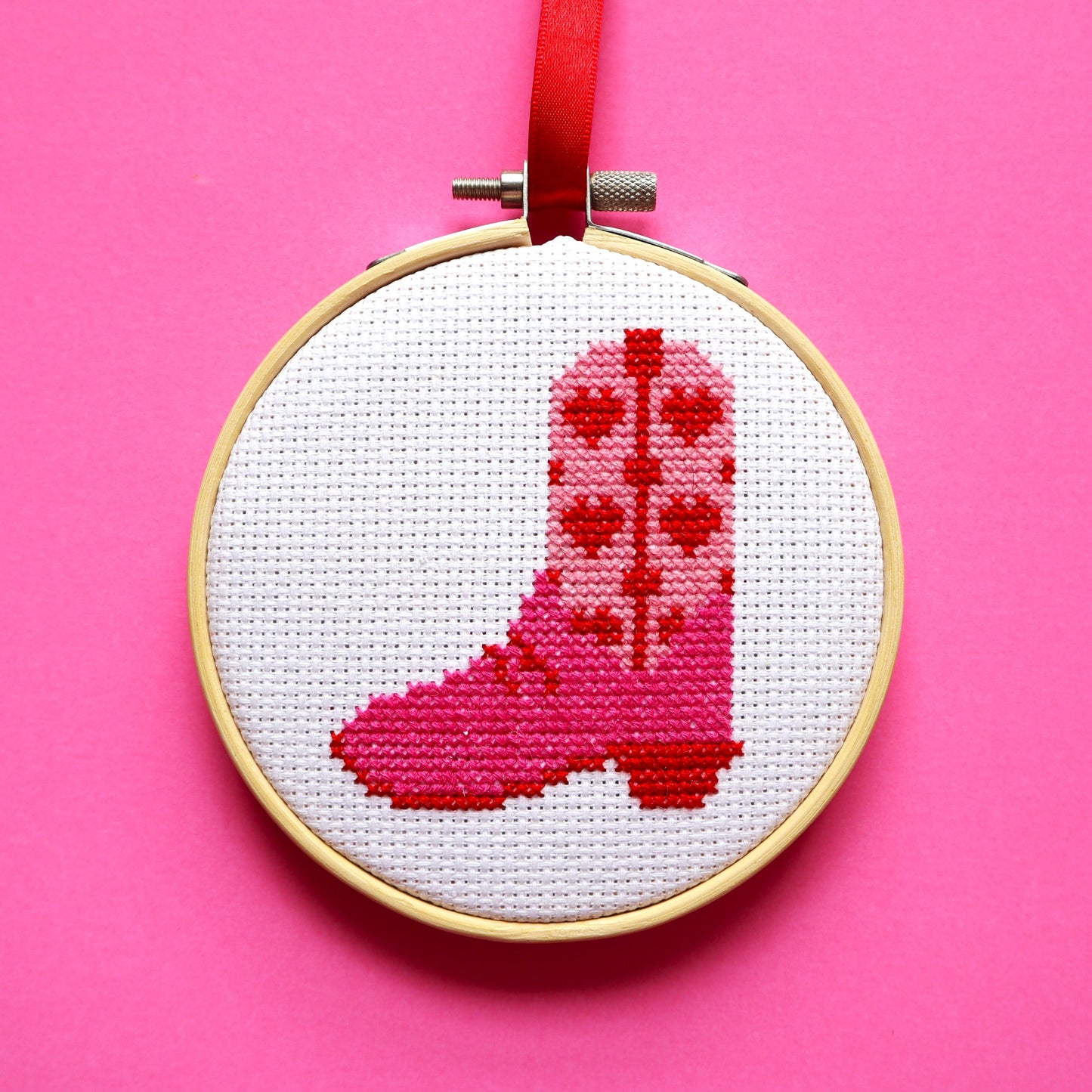 Cowboy Boot Cross Stitch Kit