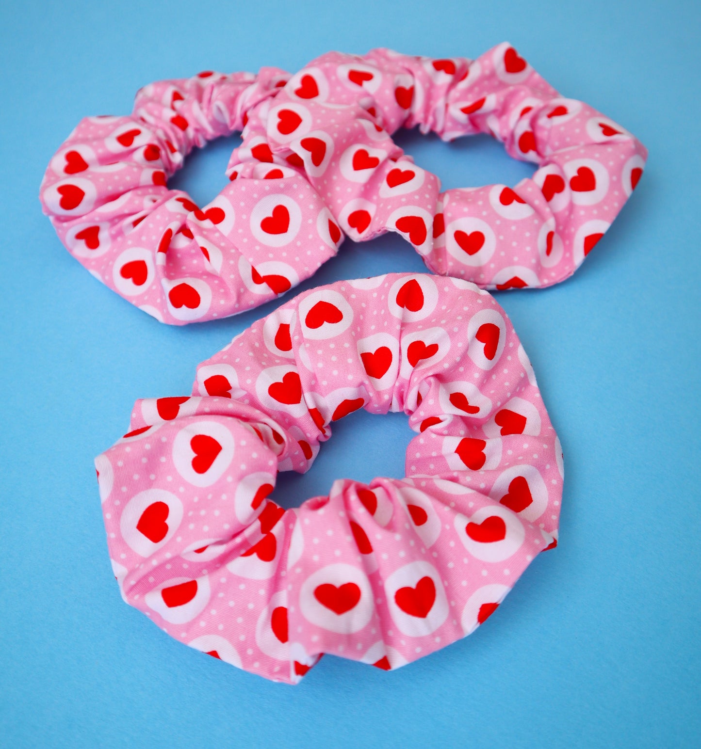 Heart Print Scrunchie