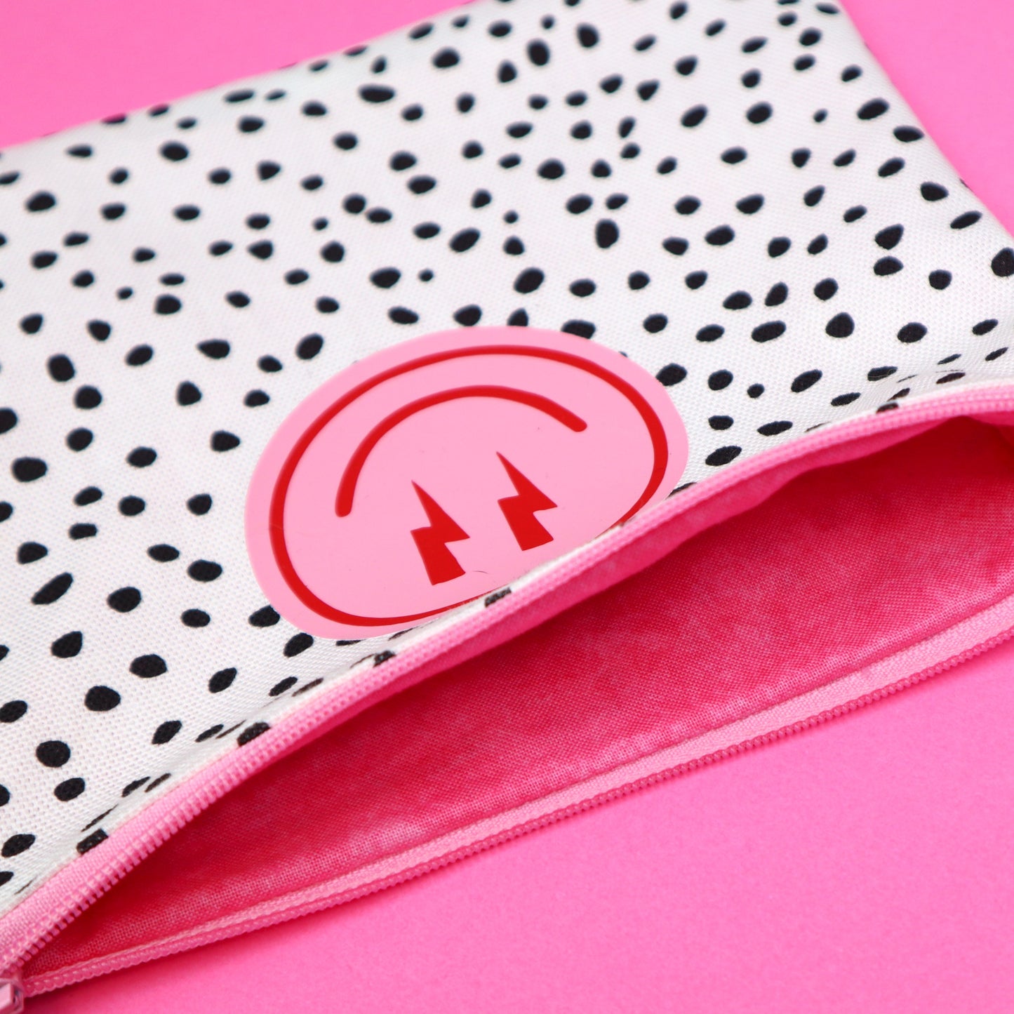 Pink Smiley Pouch