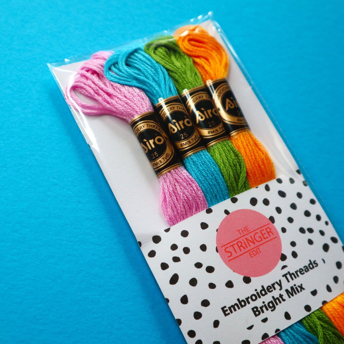Embroidery Thread Pack- Bright Mix