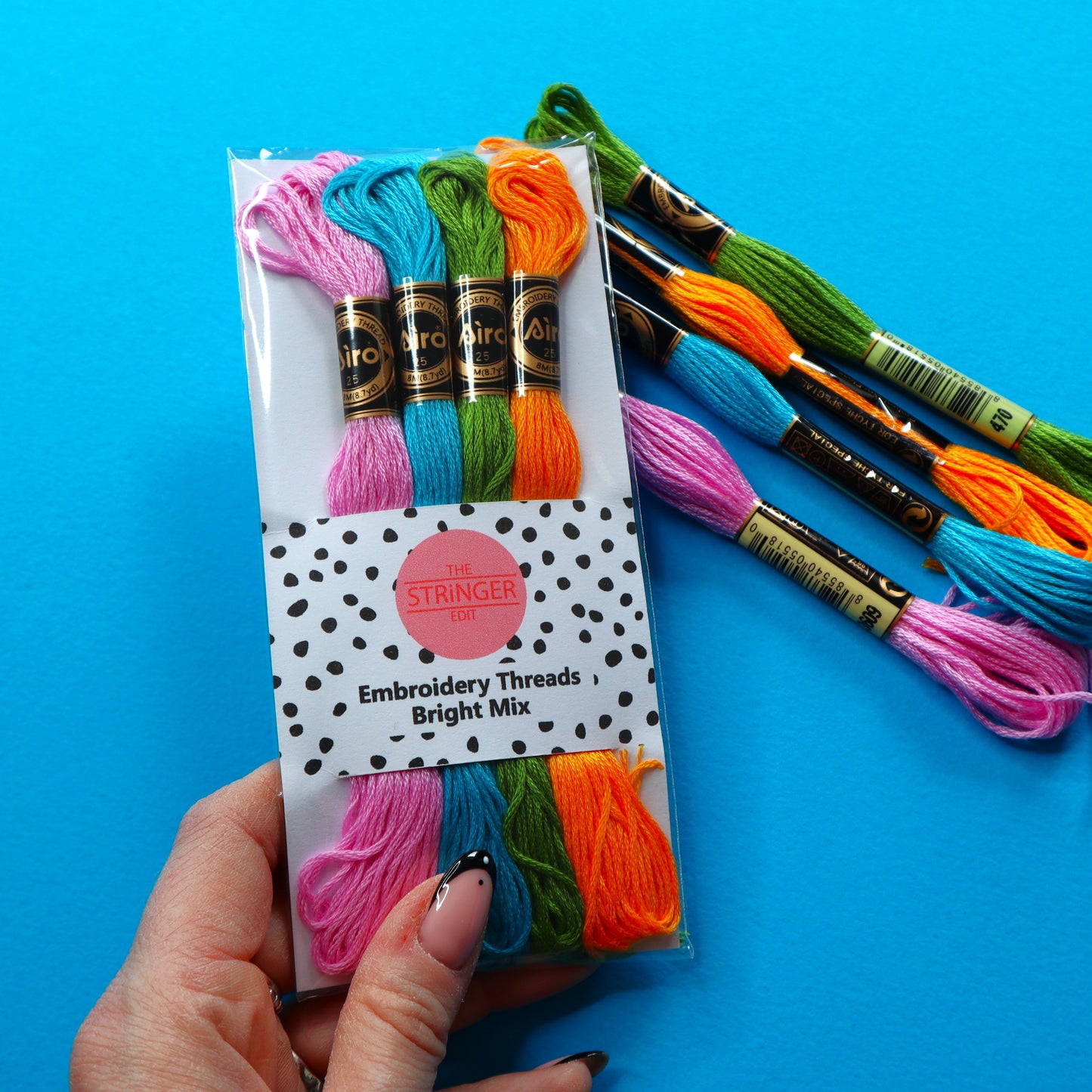 Embroidery Thread Pack- Bright Mix