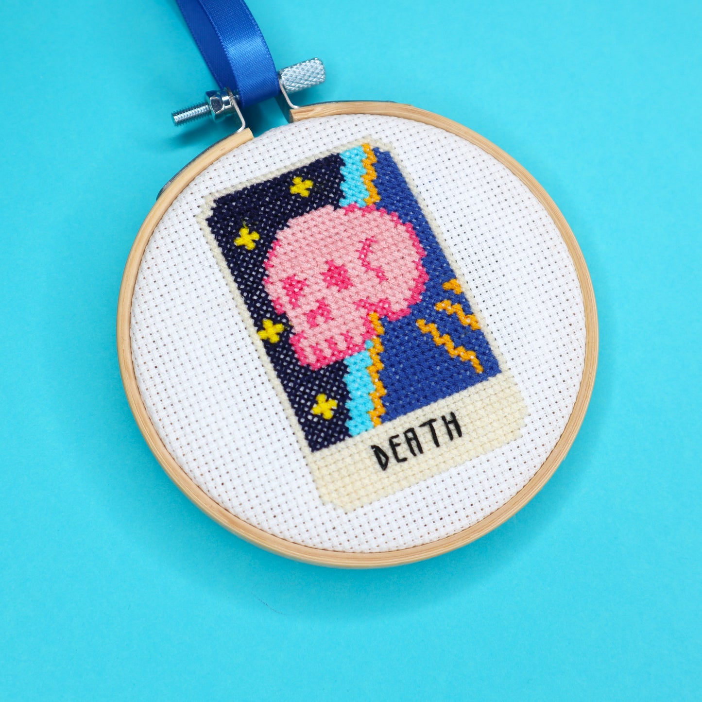 Pre-Order: Death Tarot Card Cross Stitch Kit