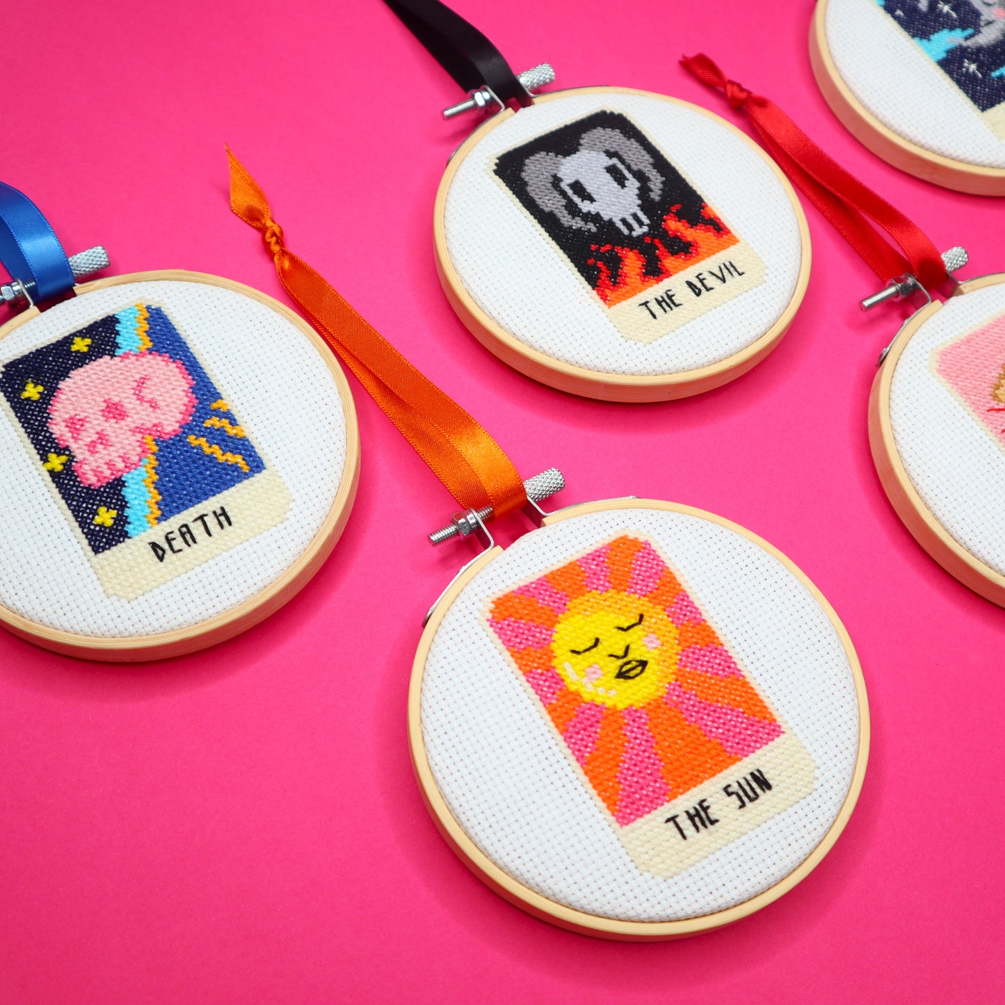Pre-Order: The Sun Tarot Card Cross Stitch Kit
