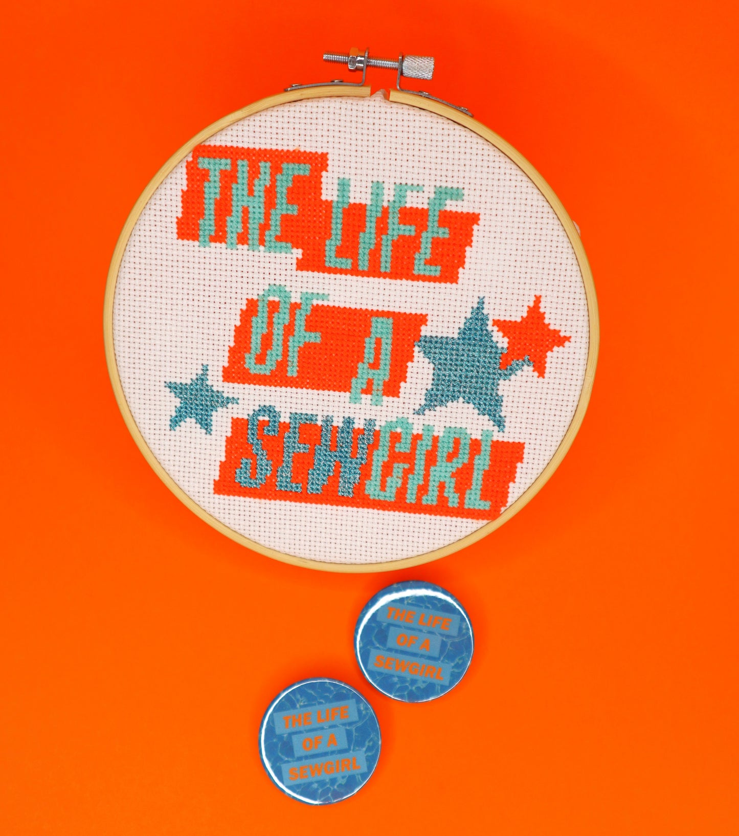 Sewgirl Cross Stitch Pattern