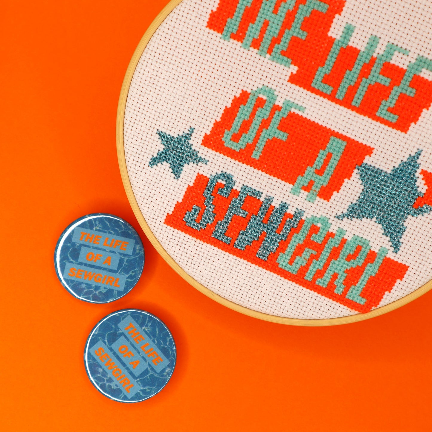 Sewgirl Cross Stitch Pattern