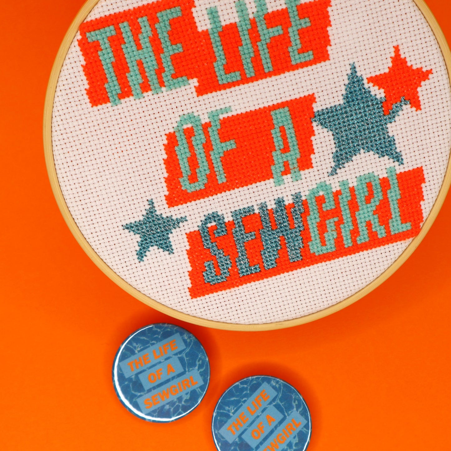 Sewgirl Cross Stitch Pattern