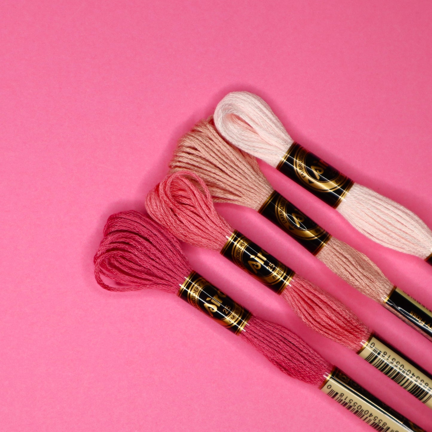 Embroidery Thread Pack- Light Pink Mix