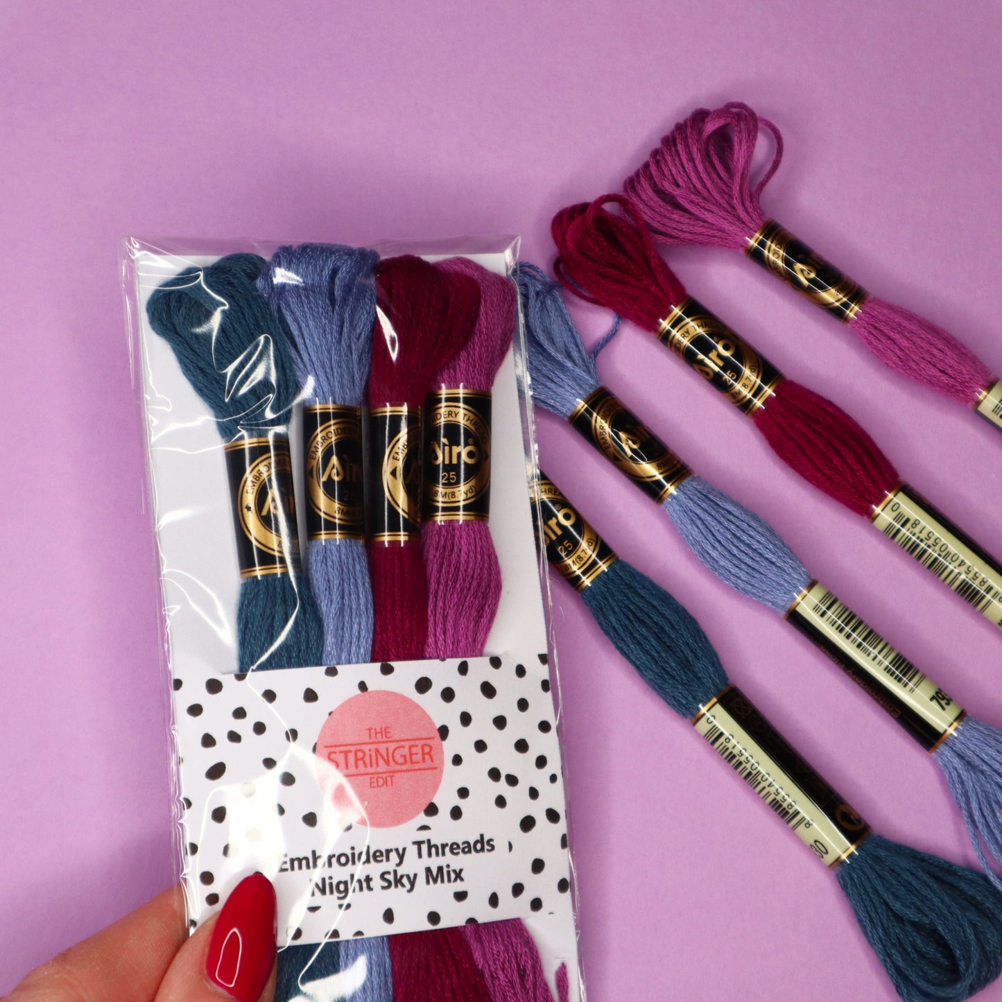 Embroidery Thread Pack- Night Sky Mix