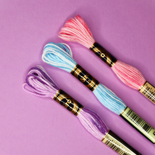 Embroidery Thread Pack- Variegated Mix