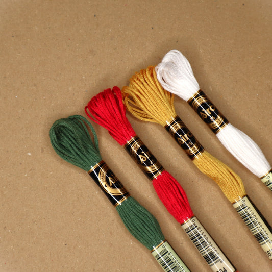 Embroidery Thread Pack- Christmas Mix