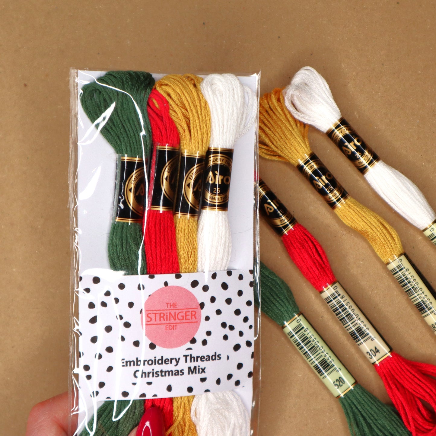 Embroidery Thread Pack- Christmas Mix