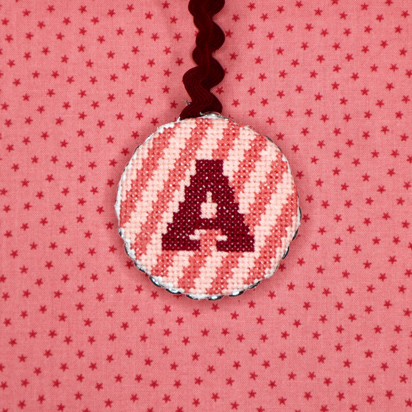 Striped Alphabet Cross Stitch Patterns