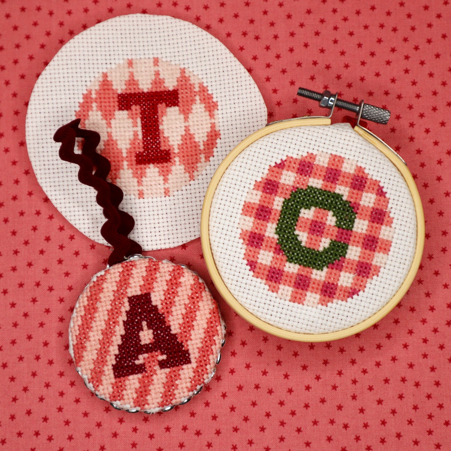 Striped Alphabet Cross Stitch Patterns