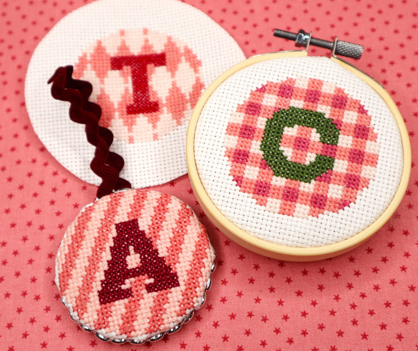 Striped Alphabet Cross Stitch Patterns