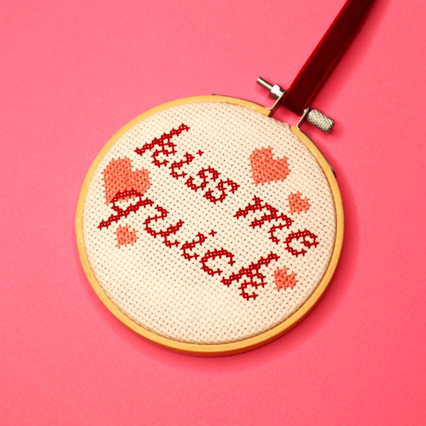 Kiss Me Quick Cross Stitch Pattern