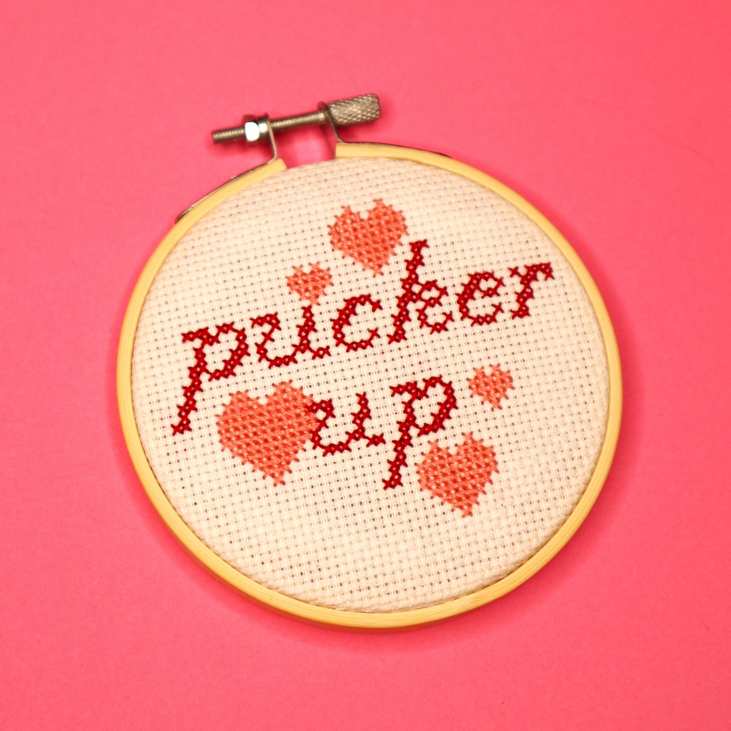 Pucker Up Cross Stitch Pattern