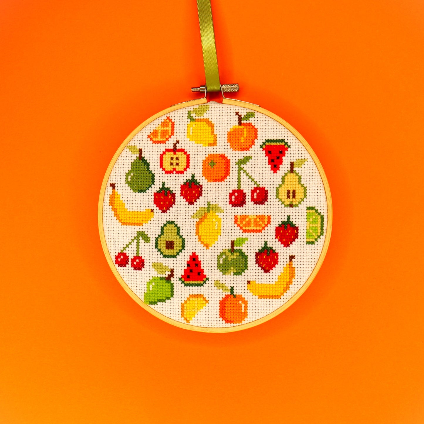 Fruit Medley Cross Stitch Pattern