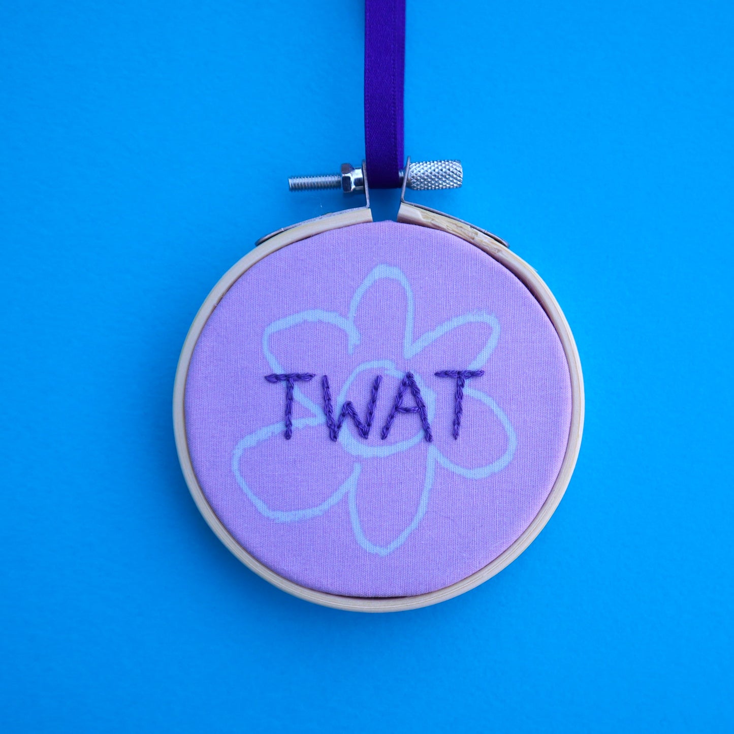 Custom Embroidered Hoop- Mini