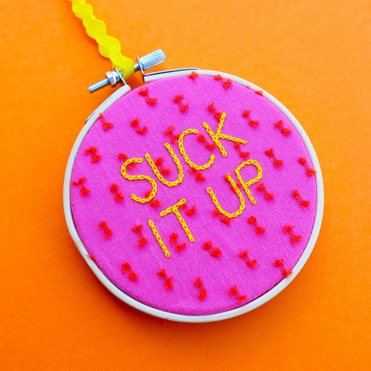 Custom Embroidered Hoop- Small