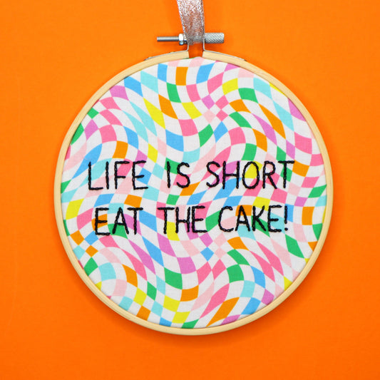 Custom Embroidered Hoop- Large