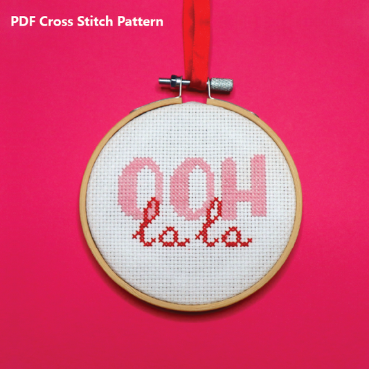 Ohh La La Cross Stitch Pattern