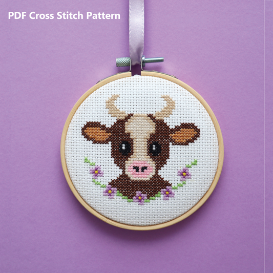 Cow Cross Stitch Pattern