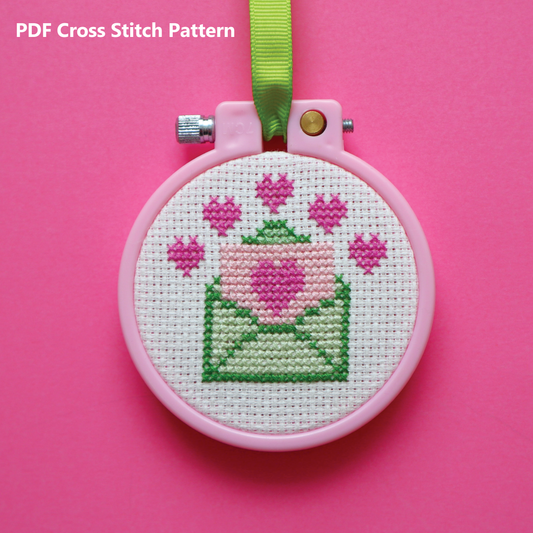 Love Letter Cross Stitch Pattern