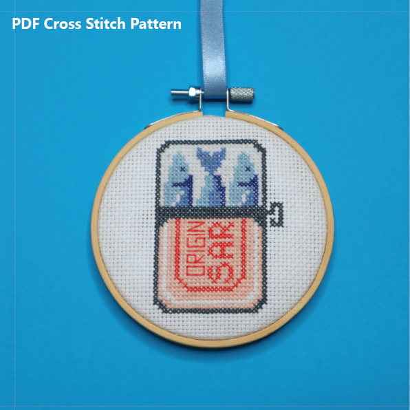 Sardines Cross Stitch Pattern