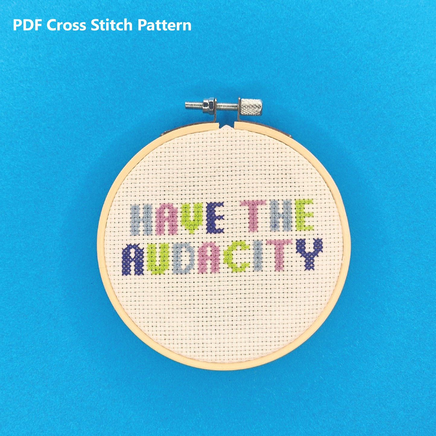 Audacity Cross Stitch Pattern