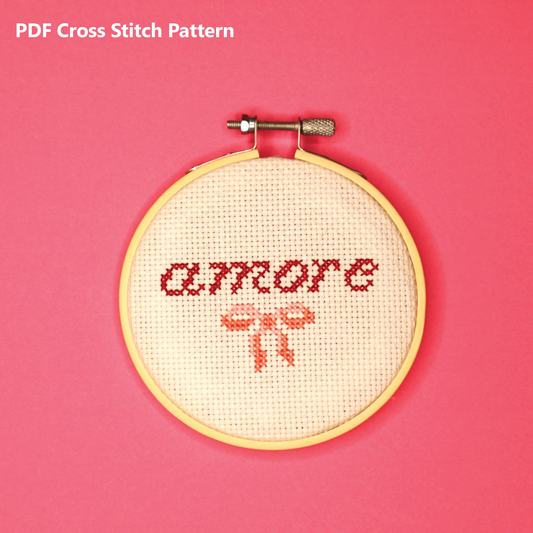 Amore Cross Stitch Pattern