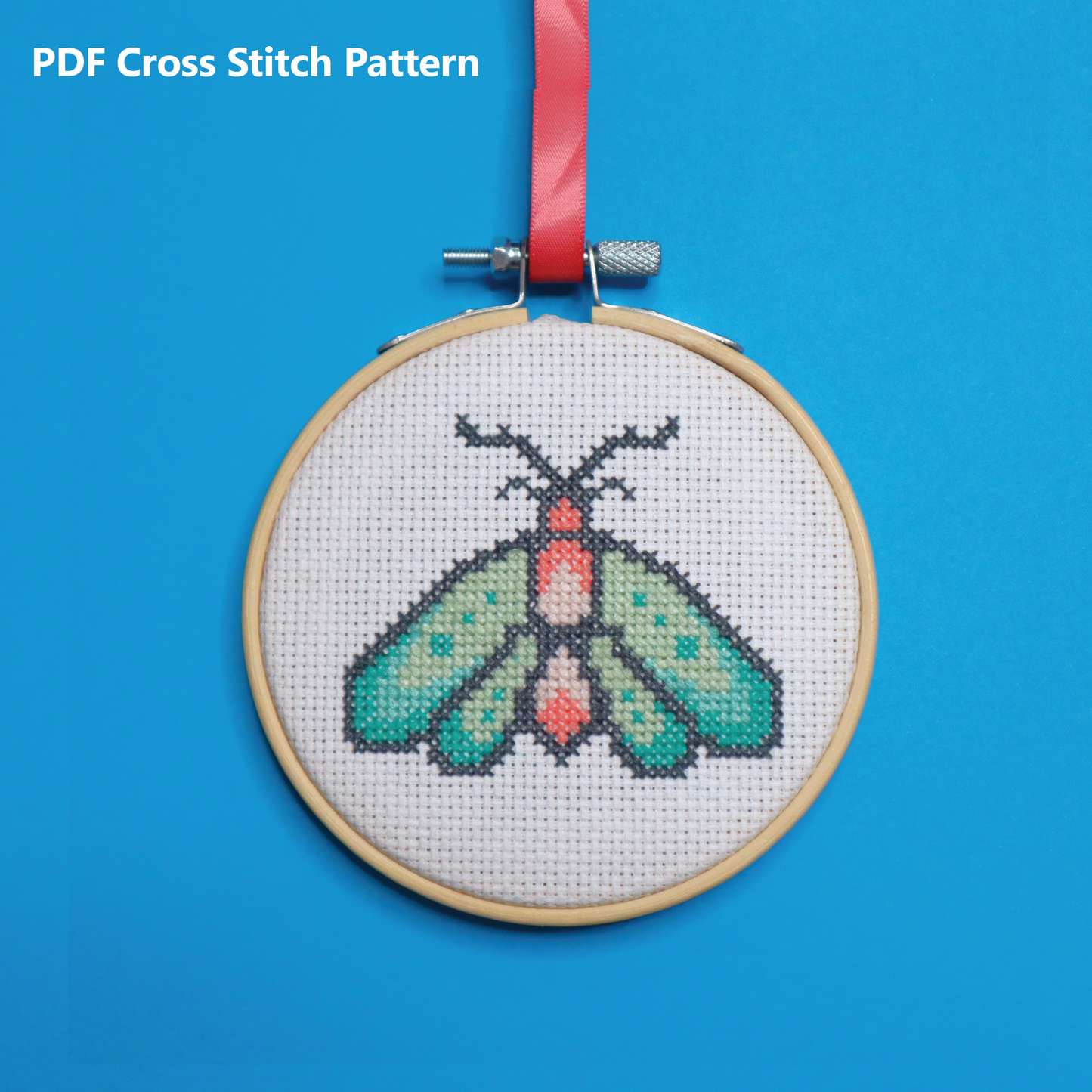 Moth Cross Stitch Pattern
