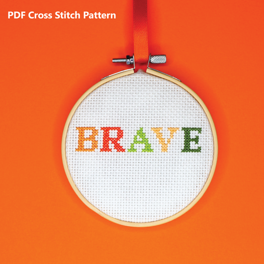 Brave Cross Stitch Pattern