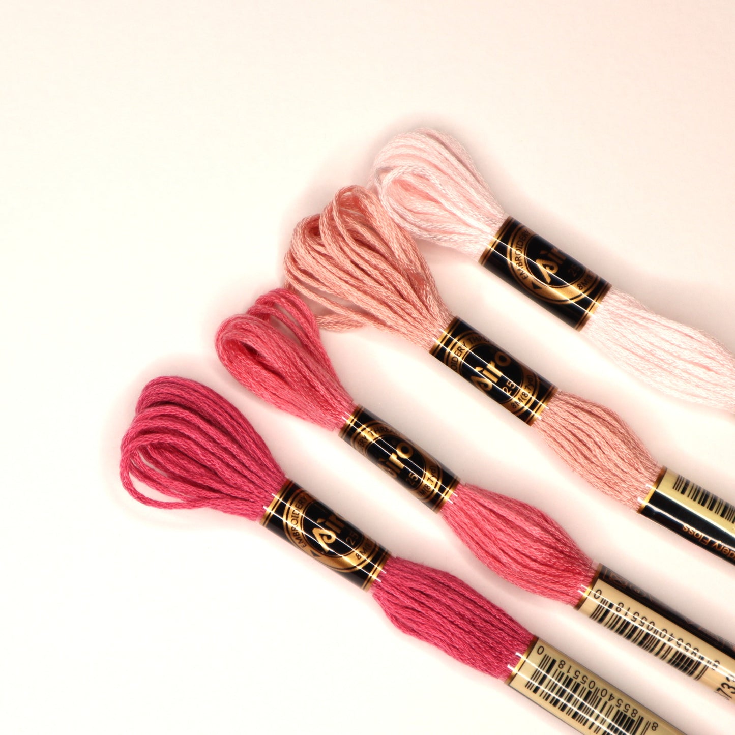 Embroidery Thread Pack- Light Pink Mix