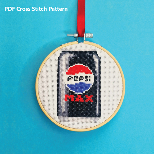 Pepsi Cross Stitch Pattern