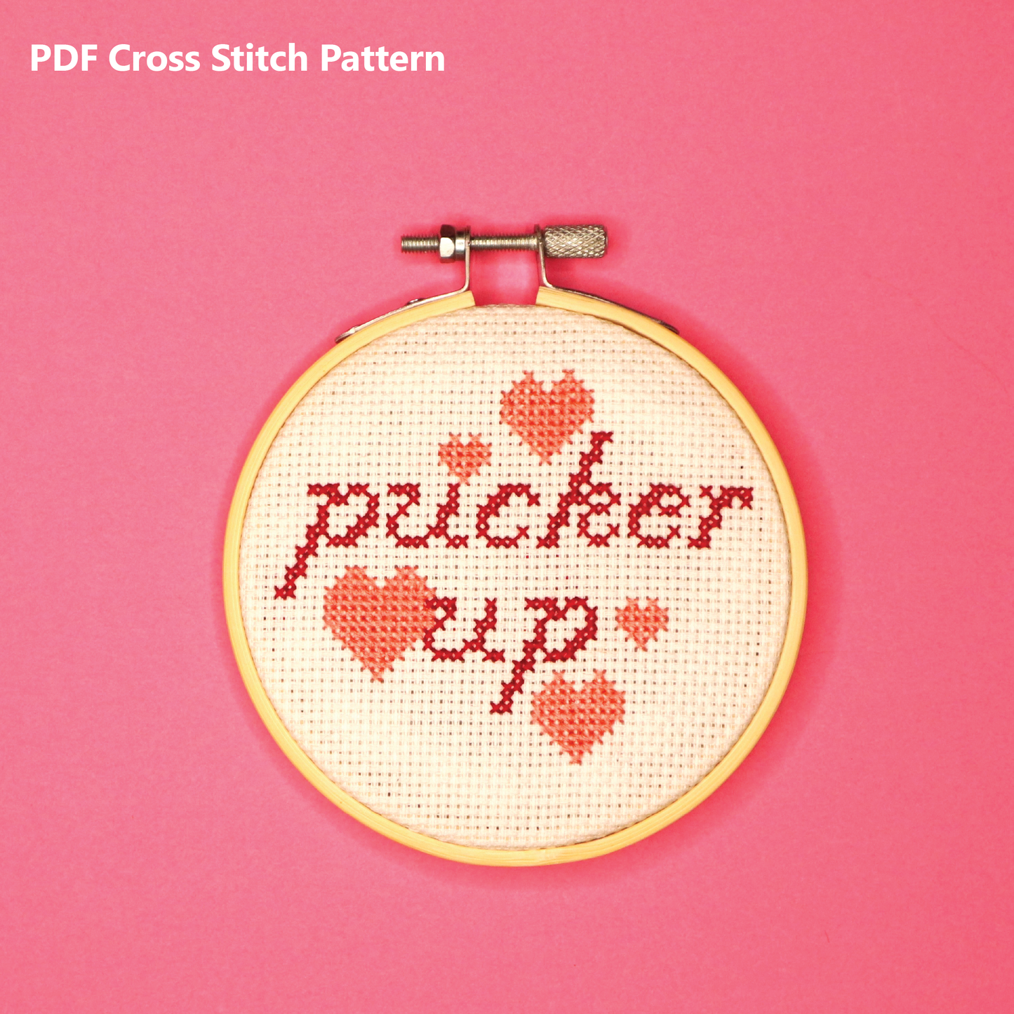 Pucker Up Cross Stitch Pattern