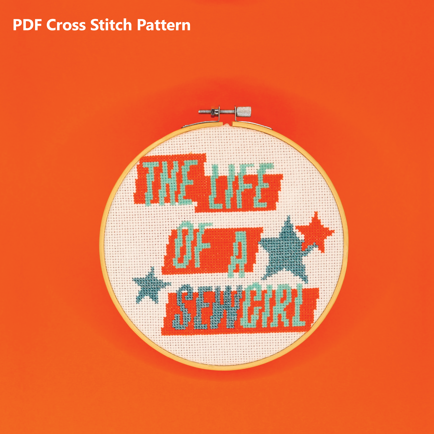 Sewgirl Cross Stitch Pattern