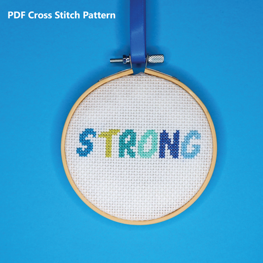 Strong Cross Stitch Pattern