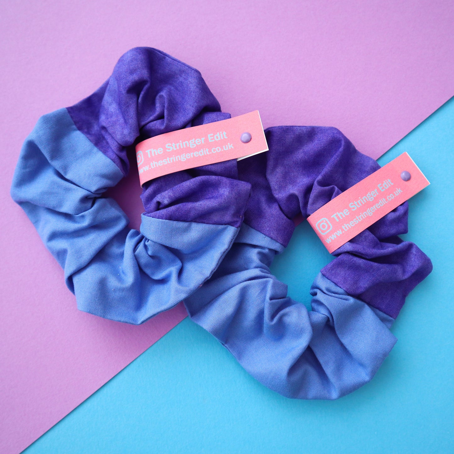 2-Tone Purple Scrunchie