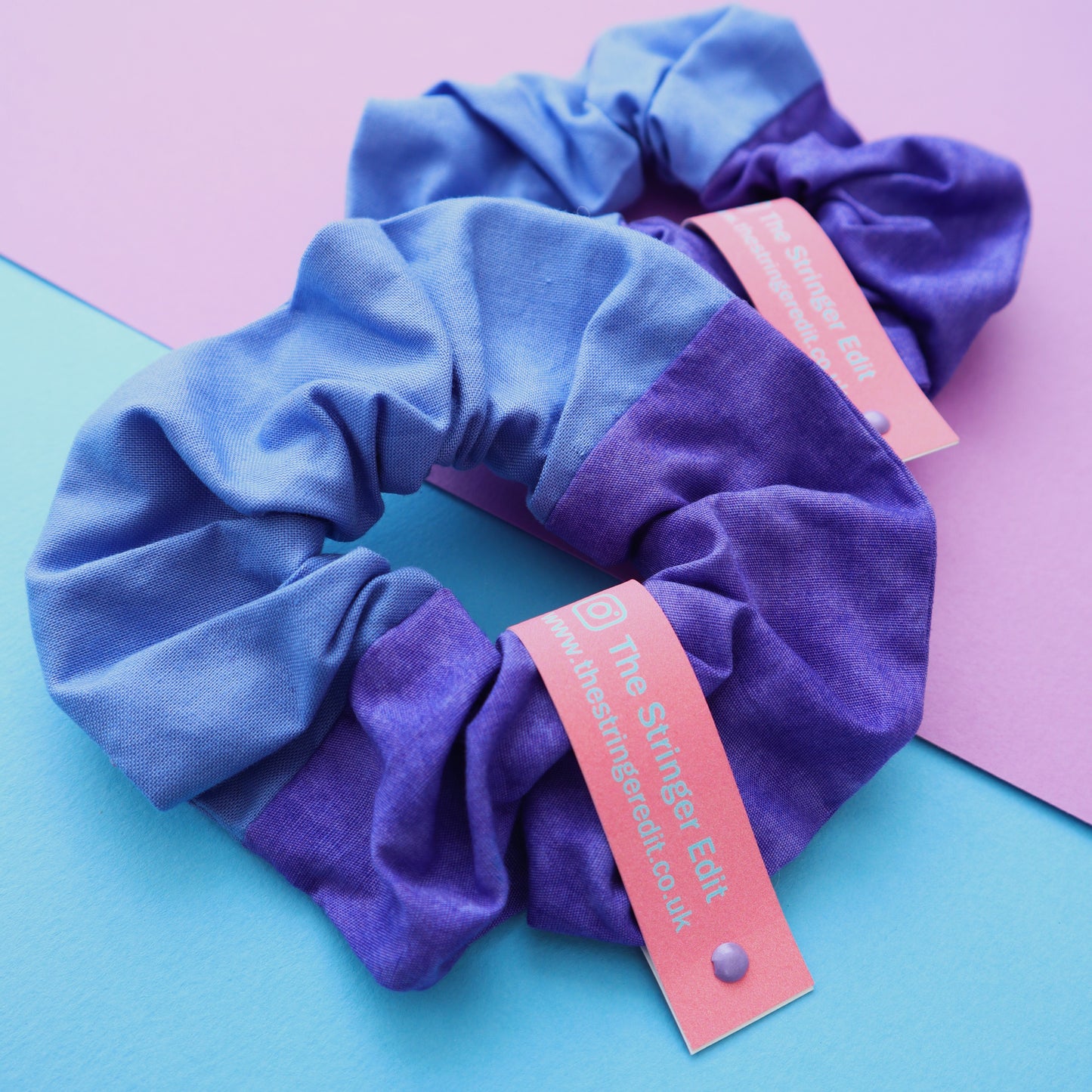 2-Tone Purple Scrunchie