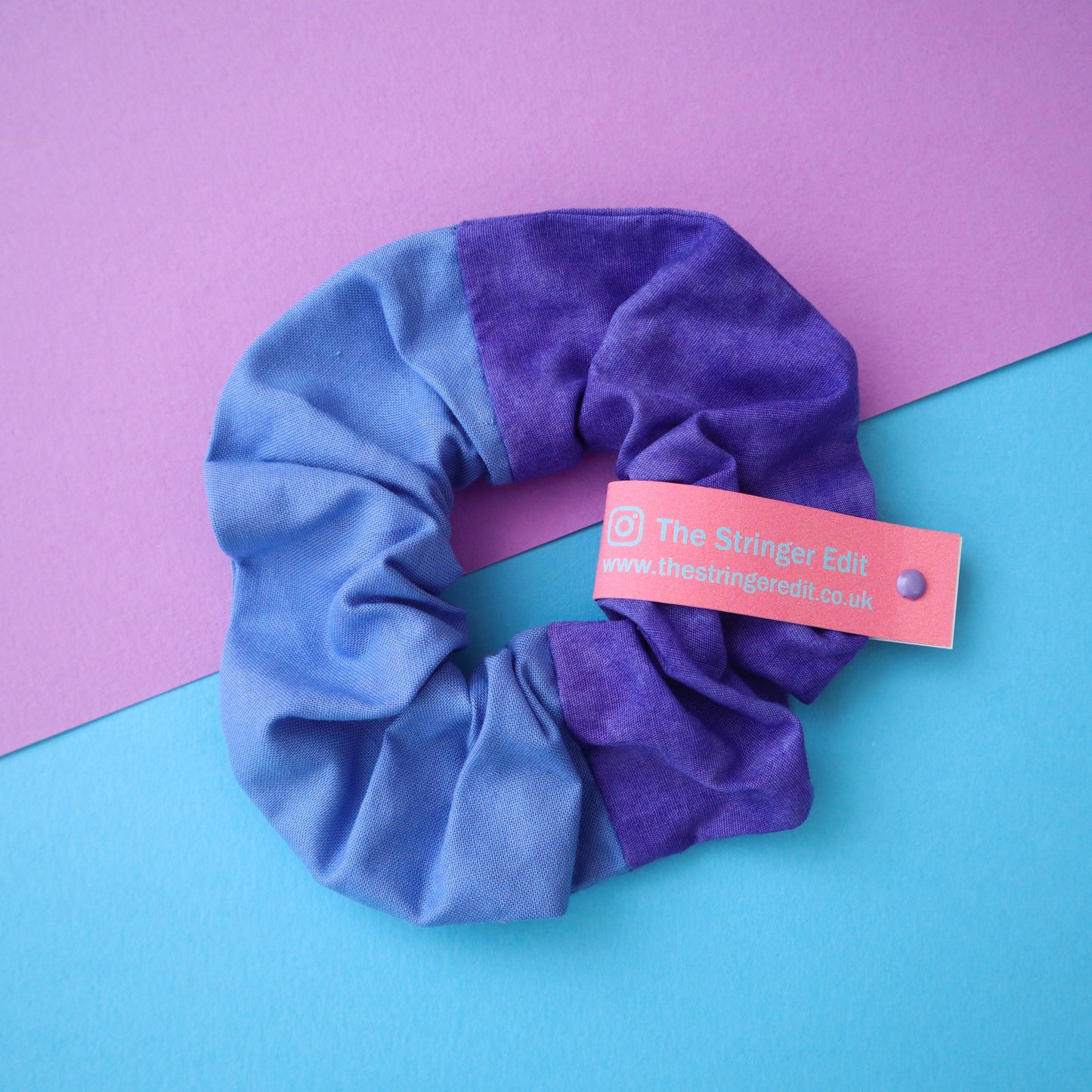 2-Tone Purple Scrunchie